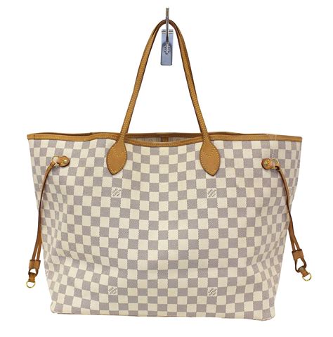 louis vuitton tote bag black and white|white checkered louis vuitton bag.